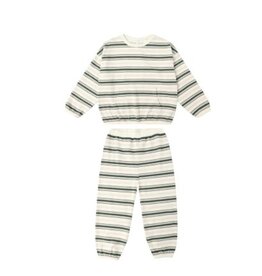 Rylee + Cru Inc. RELAXED SET RETRO STRIPE STONE
