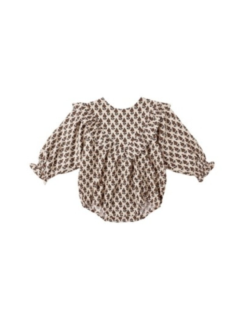Rylee + Cru Inc. WINNIE ROMPER HARVEST FLORAL ANTIQUE