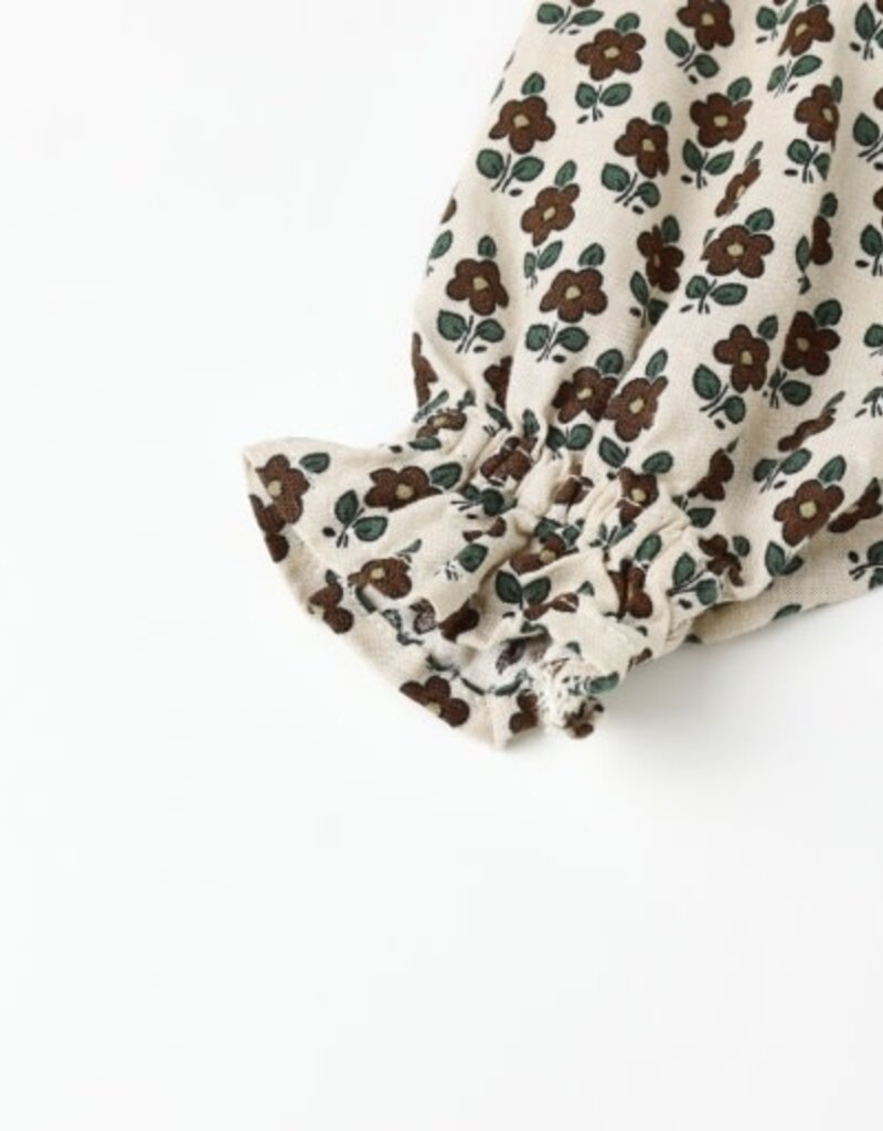 Rylee + Cru Inc. WINNIE ROMPER HARVEST FLORAL ANTIQUE