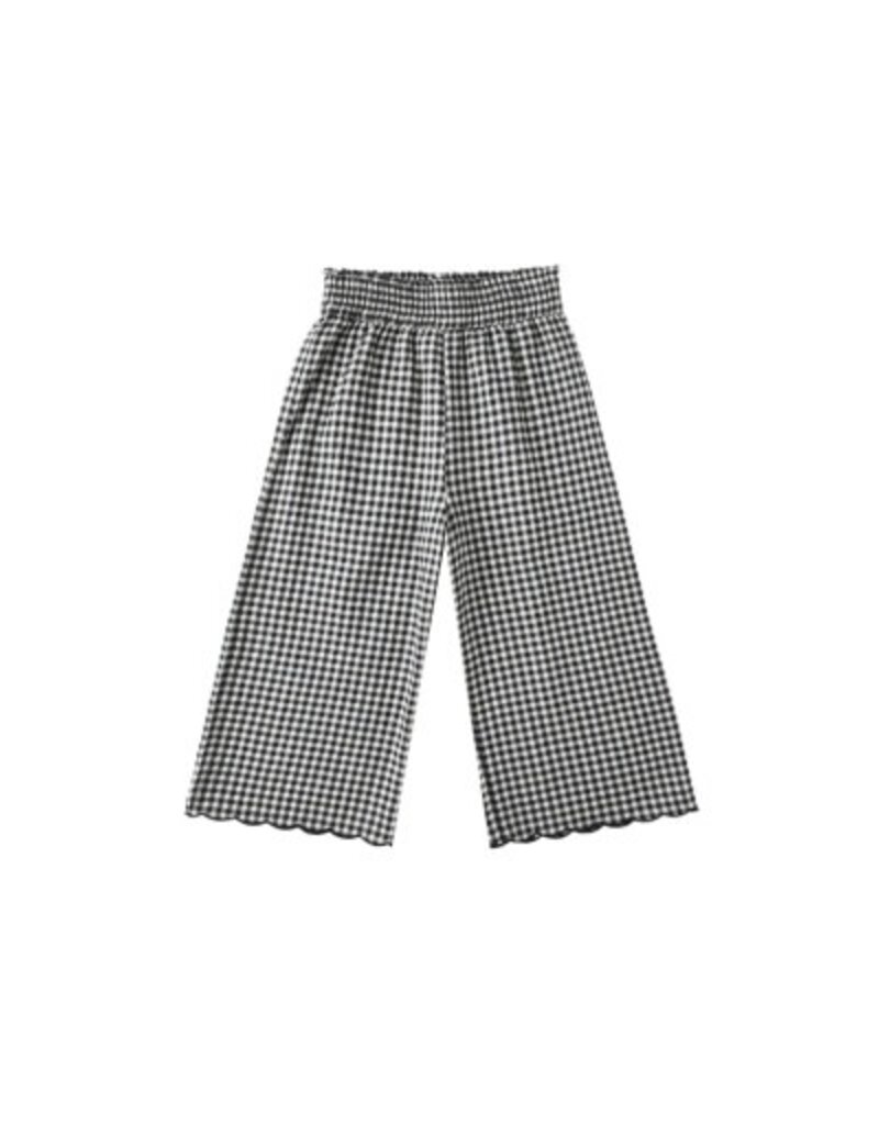 Rylee + Cru Inc. WIDE LEG PANT BLACK GINGHAM