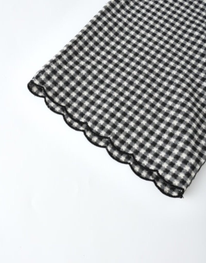 Rylee + Cru Inc. WIDE LEG PANT BLACK GINGHAM