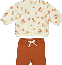 Mayoral L/S Top w/Mushroom Print 2pc Set