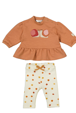 Mayoral L/S Top w/Snail Applique 2pc Set
