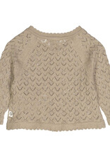 Musli Knit Needle Out Baby Cardigan Cashmere