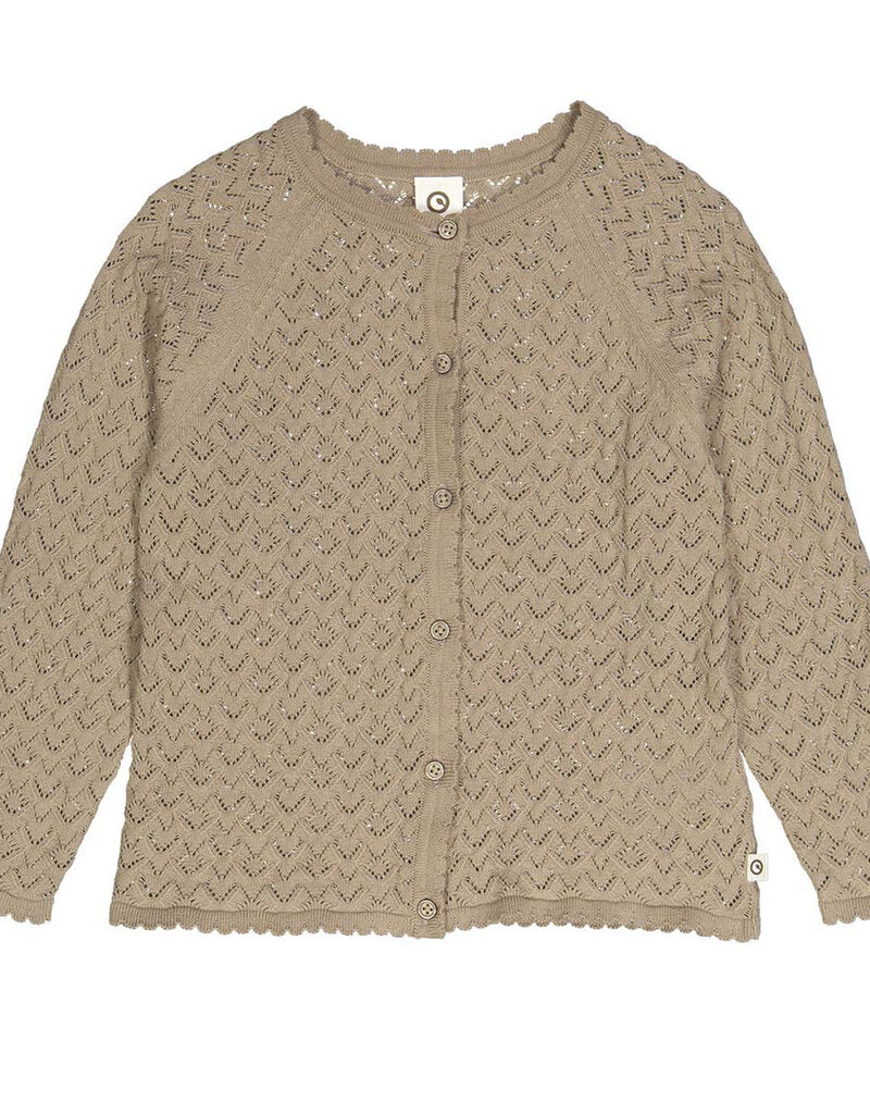 Musli Knit Needle Out Cardigan Cashmere