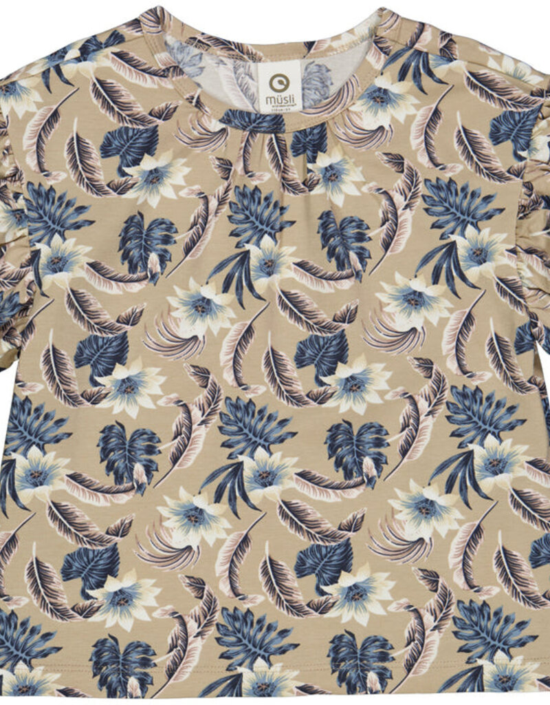 Musli Lily Printed  Frill S/S Tee