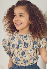 Musli Lily Printed  Frill S/S Tee