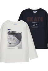 Mayoral Skater L/S Tee Cream