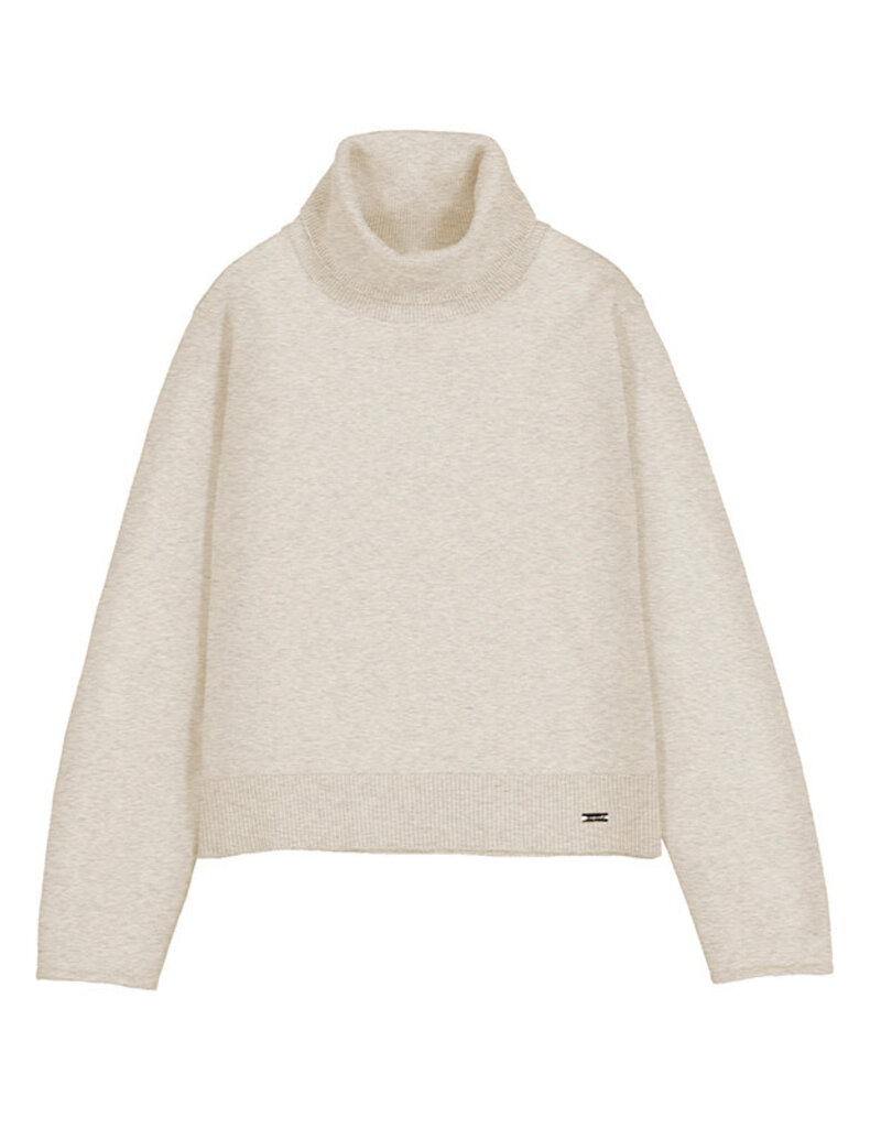 Mayoral Knit Turtleneck Sand
