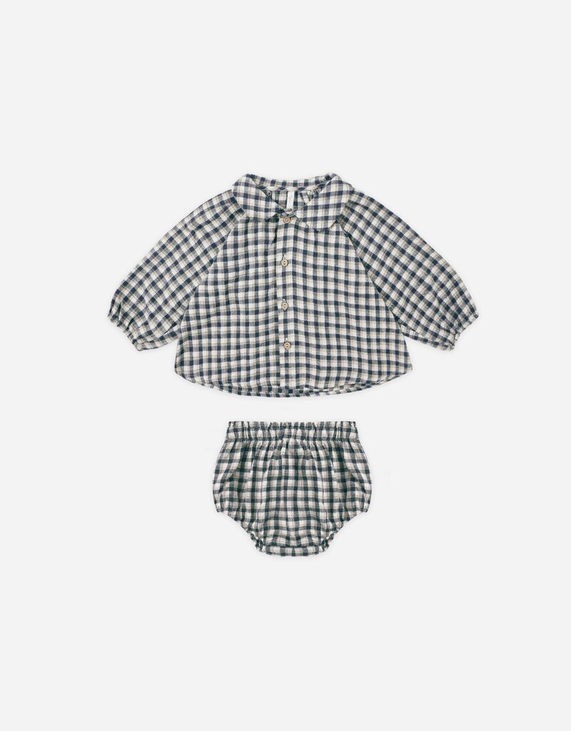 Rylee + Cru Inc. NELLIE SET || NAVY CHECK