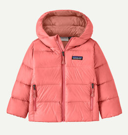 Patagonia Baby Hi-Loft Down Sweater Hoody Sparkle Pink SPRK