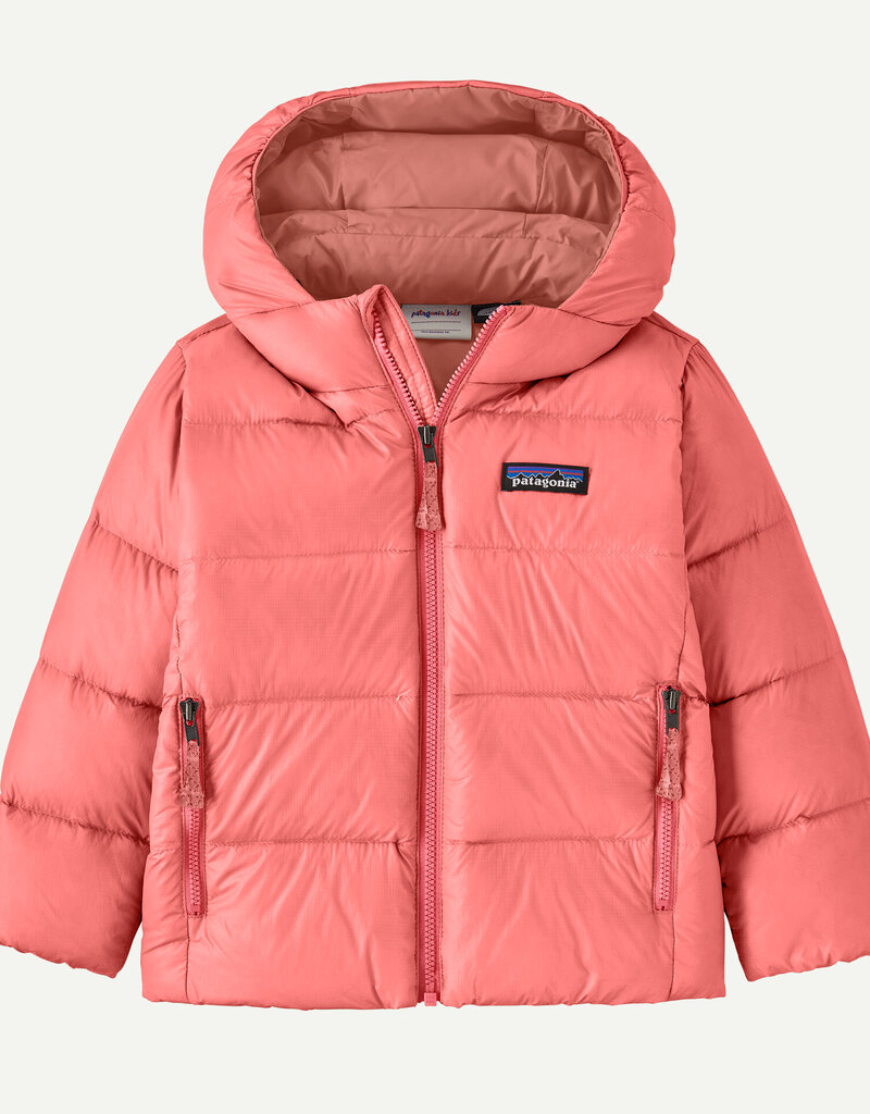 Patagonia Baby Hi-Loft Down Sweater Hoody Sparkle Pink SPRK