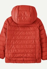 Patagonia Baby Reversible Down Sweater Hoody Salmon Energy Ink Black SEIN