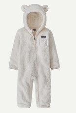 Patagonia Baby Furry Friends Bunting BCW Birch White