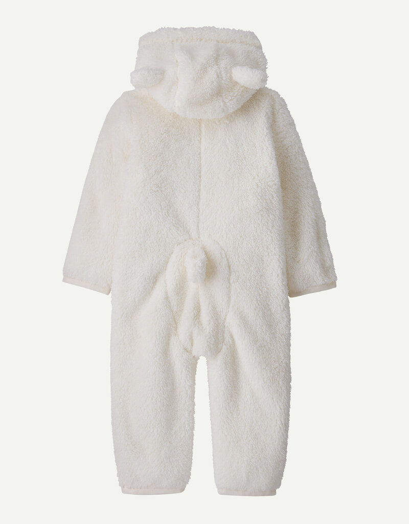 Patagonia Baby Furry Friends Bunting BCW Birch White