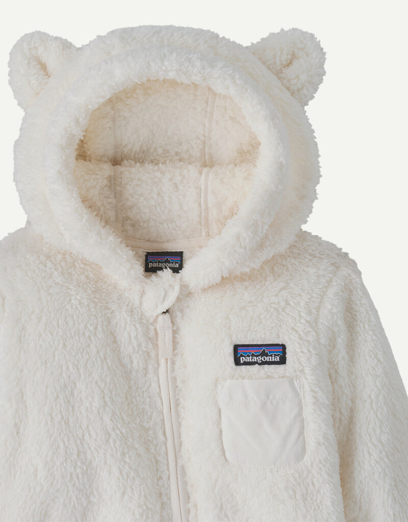 Patagonia Baby Furry Friends Bunting BCW Birch White