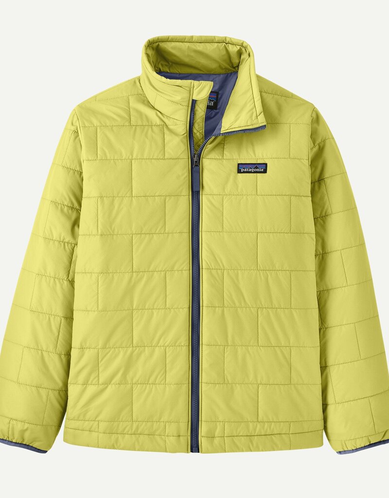 Patagonia K's Nano Puff Brick Quilt Jacket Nearly Green NLYG