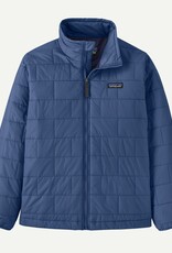Patagonia K's Nano Puff Brick Quilt Jacket Clement Blue CLMB
