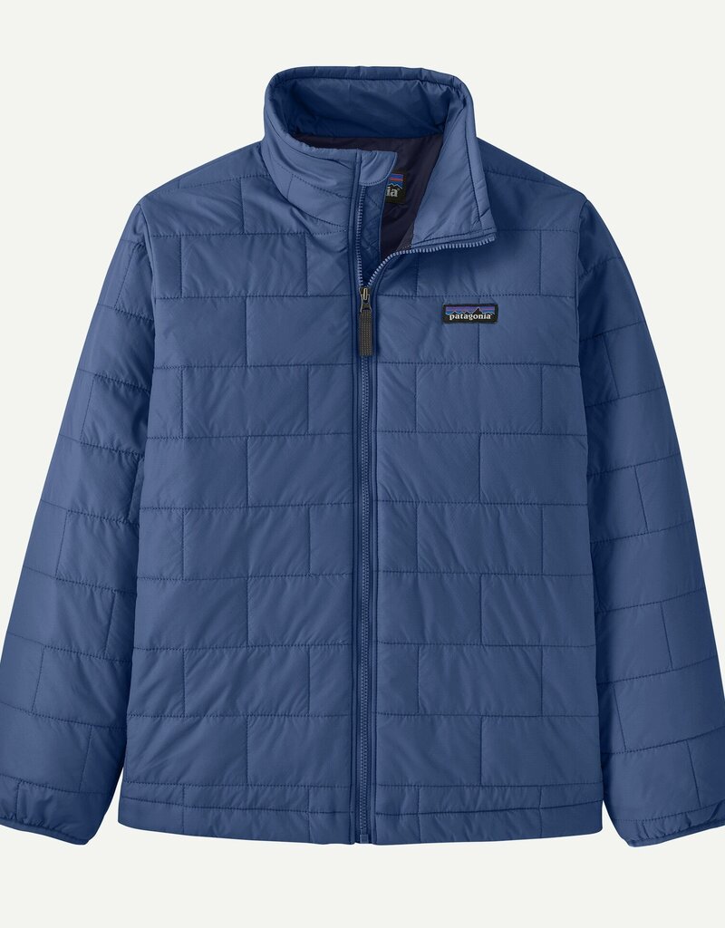 Patagonia K's Nano Puff Brick Quilt Jacket Clement Blue CLMB