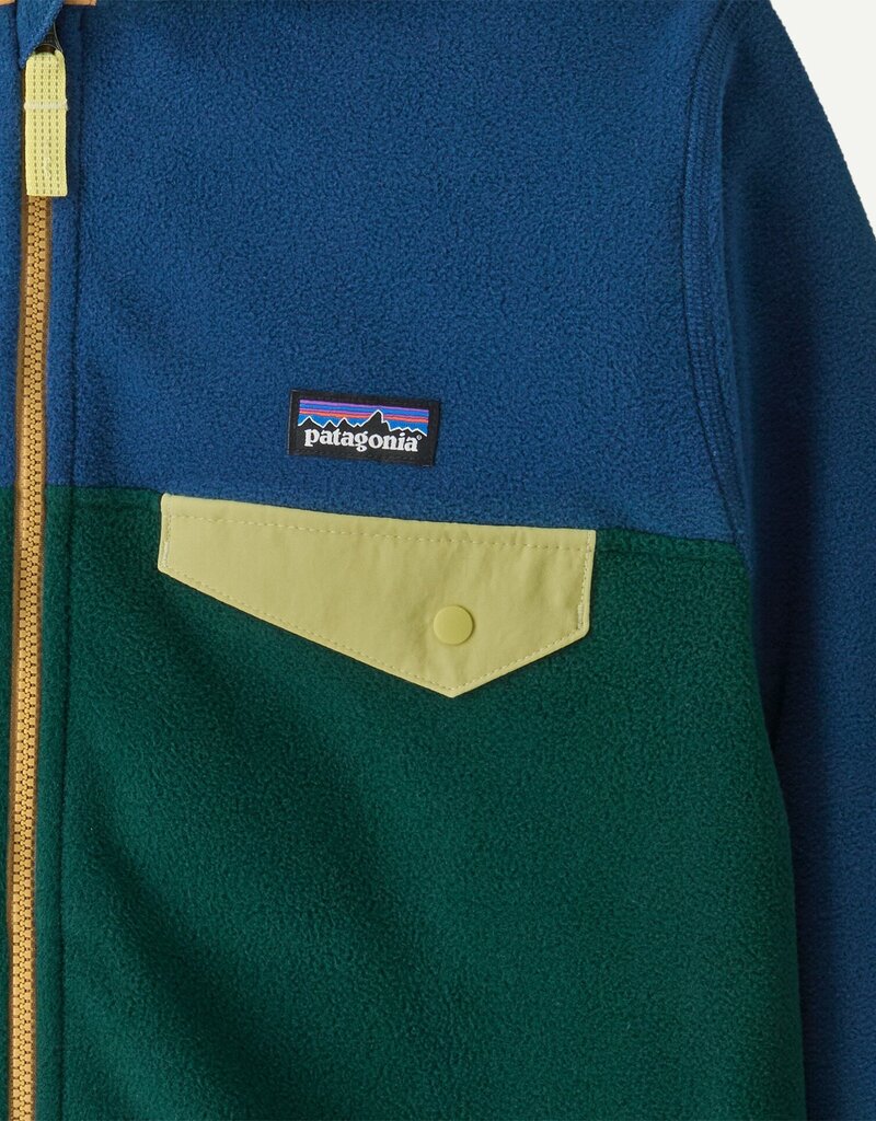 Patagonia K's Micro D Snap-T Jacket Cascade Green CASG