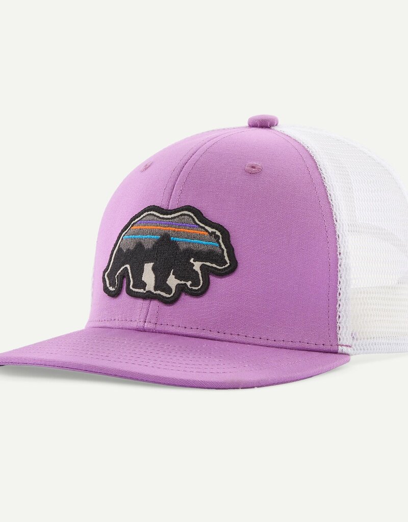 Patagonia K's Trucker Hat Back for Good Bear: Brisk Purple BGPU