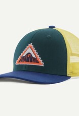Patagonia K's Trucker Hat Driftways Patch Cascade Green DPCA