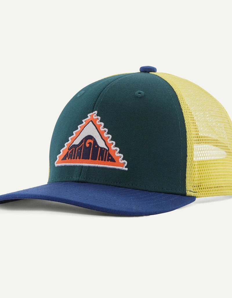 Patagonia K's Trucker Hat Driftways Patch Cascade Green DPCA