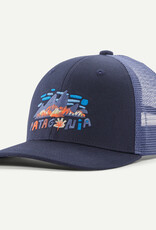 Patagonia K's Trucker Hat Fitz Roy Foliage New Navy FZNE