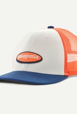 Patagonia K's Trucker Hat Oval Logo Birch White OLBW