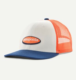 Patagonia K's Trucker Hat Oval Logo Birch White OLBW