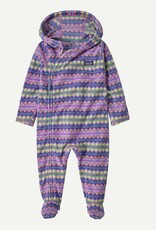 Patagonia Infant Micro D Bunting Diamond Stripe Brisk Purple DIBP