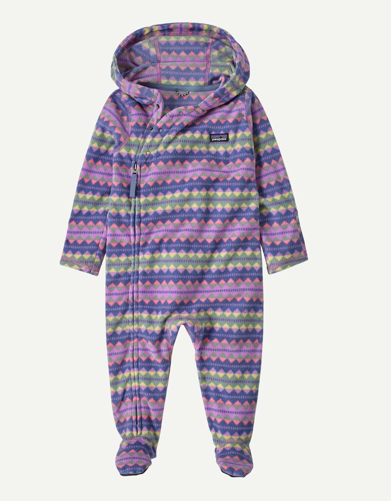 Patagonia Infant Micro D Bunting Diamond Stripe Brisk Purple DIBP