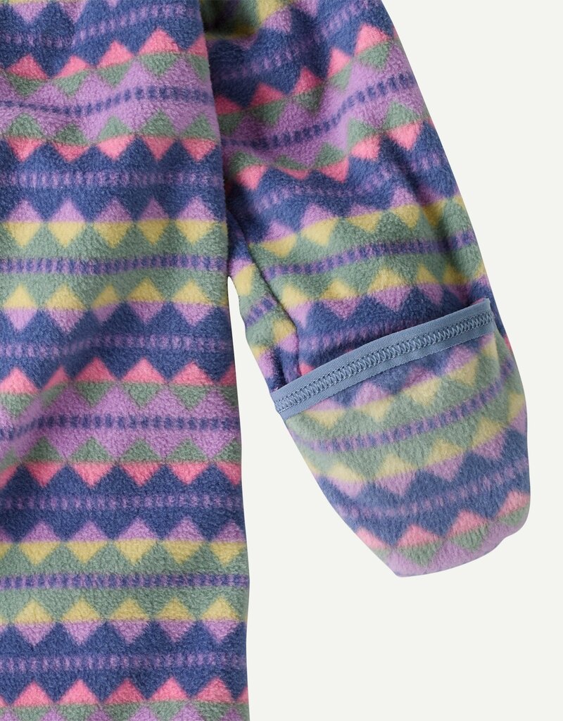 Patagonia Infant Micro D Bunting Diamond Stripe Brisk Purple DIBP