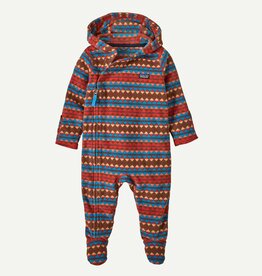 Patagonia Infant Micro D Bunting Diamond Stripe Sizzle Red DISR