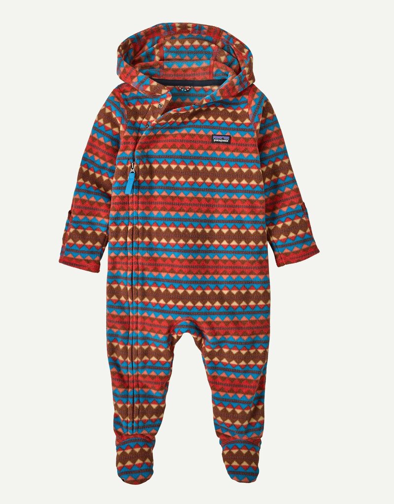 Patagonia Infant Micro D Bunting Diamond Stripe Sizzle Red DISR
