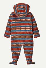 Patagonia Infant Micro D Bunting Diamond Stripe Sizzle Red DISR