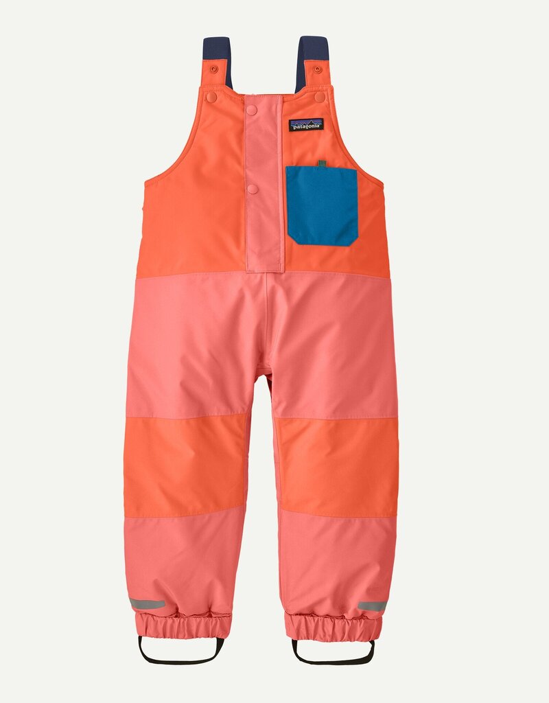 Patagonia Baby Snow Pile Bibs Orange Peel ORPL