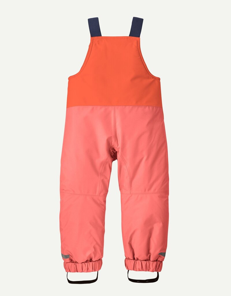 Patagonia Baby Snow Pile Bibs Orange Peel ORPL