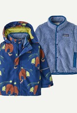 Patagonia Baby All Seasons 3-in-1 Jkt Beary Fun Clement Blue BFCL
