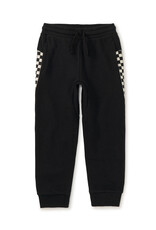 Tea Collection Stripe Out Joggers Jet Black