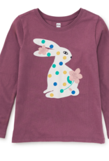 Tea Collection Jumeokbap Dot Bunny Graphic Tee Cassis