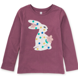 Tea Collection Jumeokbap Dot Bunny Graphic Tee Cassis
