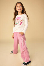 Tea Collection Cherry Blossom Graphic Tee Chalk