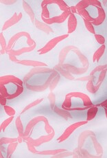 Little English Printed T-Shirt Dress Bows & Ribbons