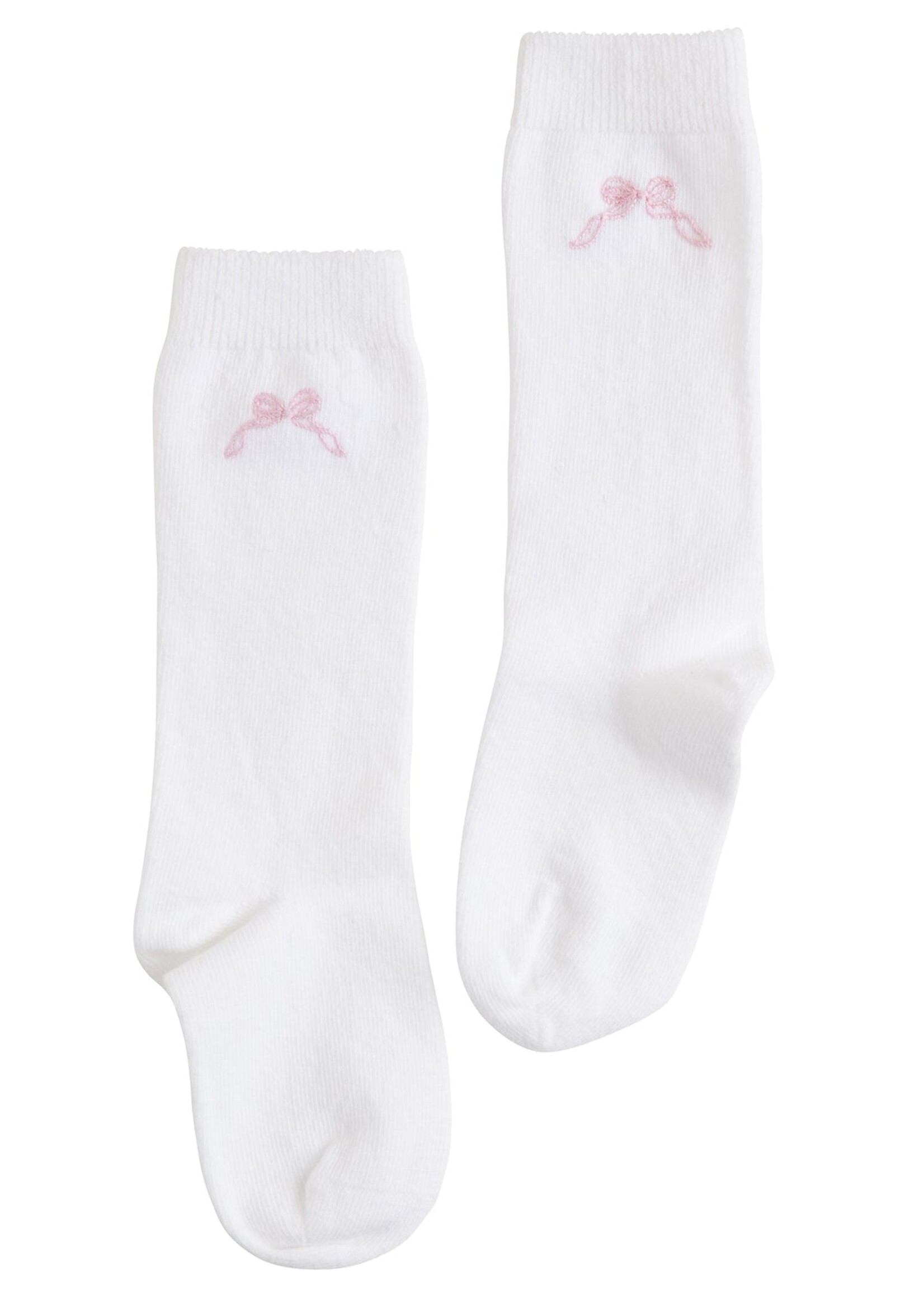 Little English Knee Highs Pink Bow