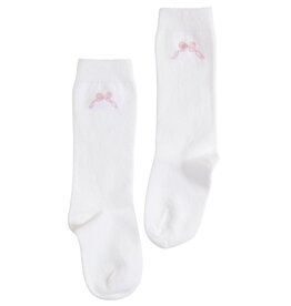 Little English Knee Highs Pink Bow