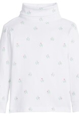 Little English Printed Turtleneck Tulips