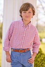 Little English Button Down Shirt Hartford Plaid