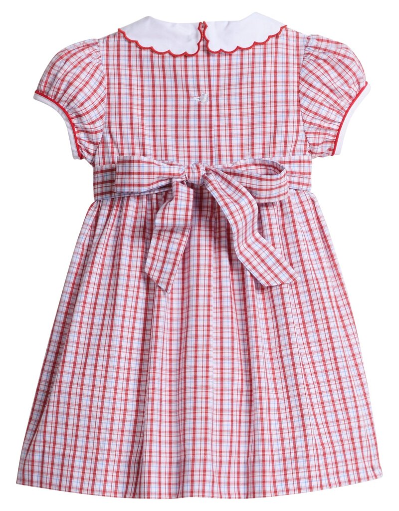 Little English Bibie Dress Hartford Plaid