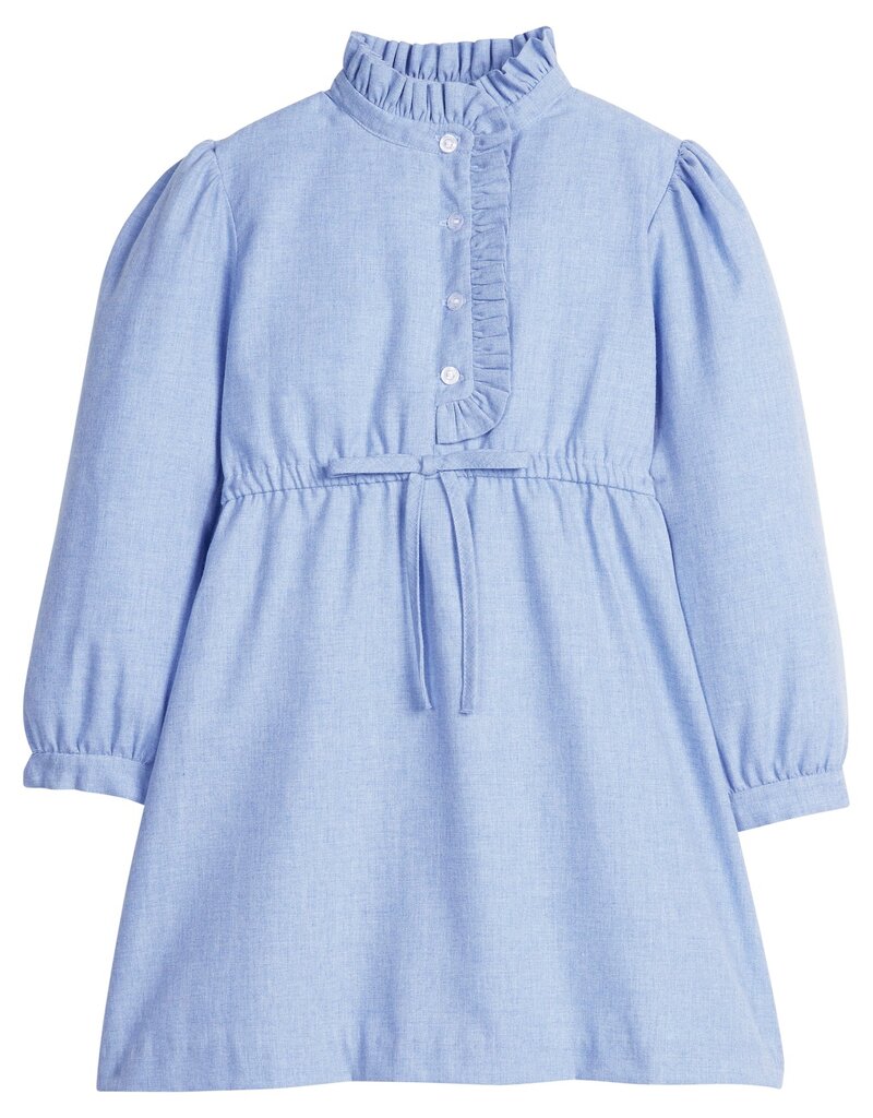 Little English Ruffled Shirt Dress Alaskan Flannel